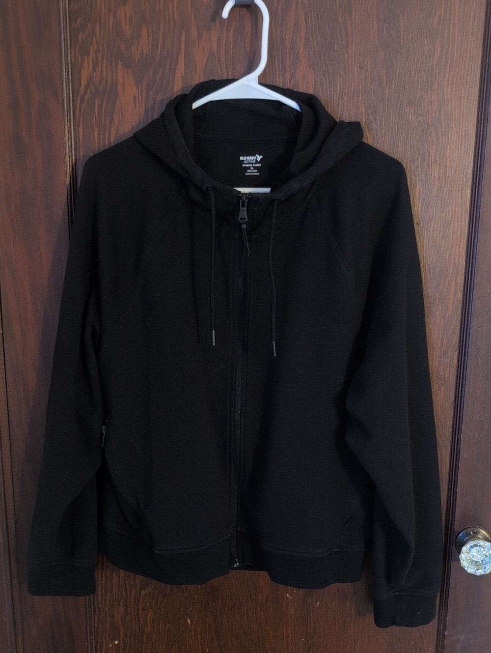 Old Navy Active Black Women's Zip-Up Hoodie